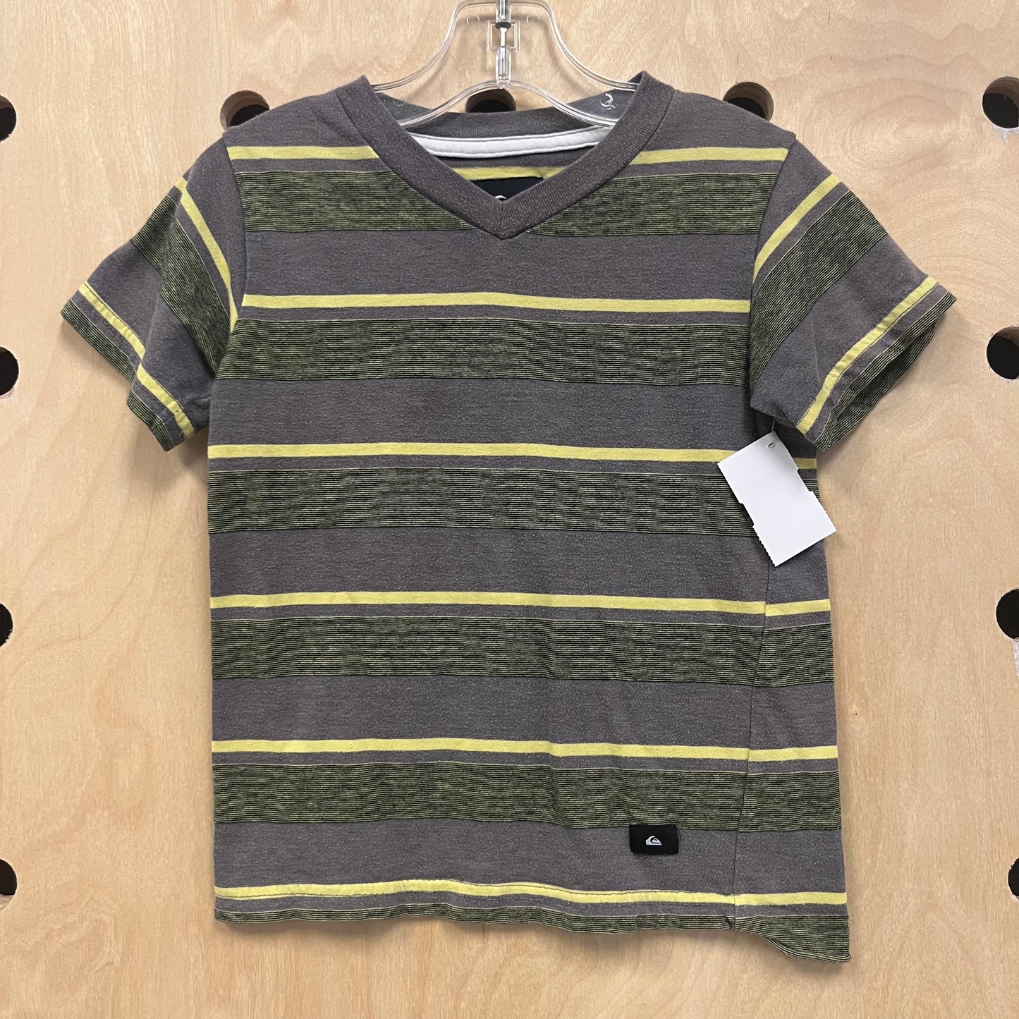 Yellow & Grey Striped Tee