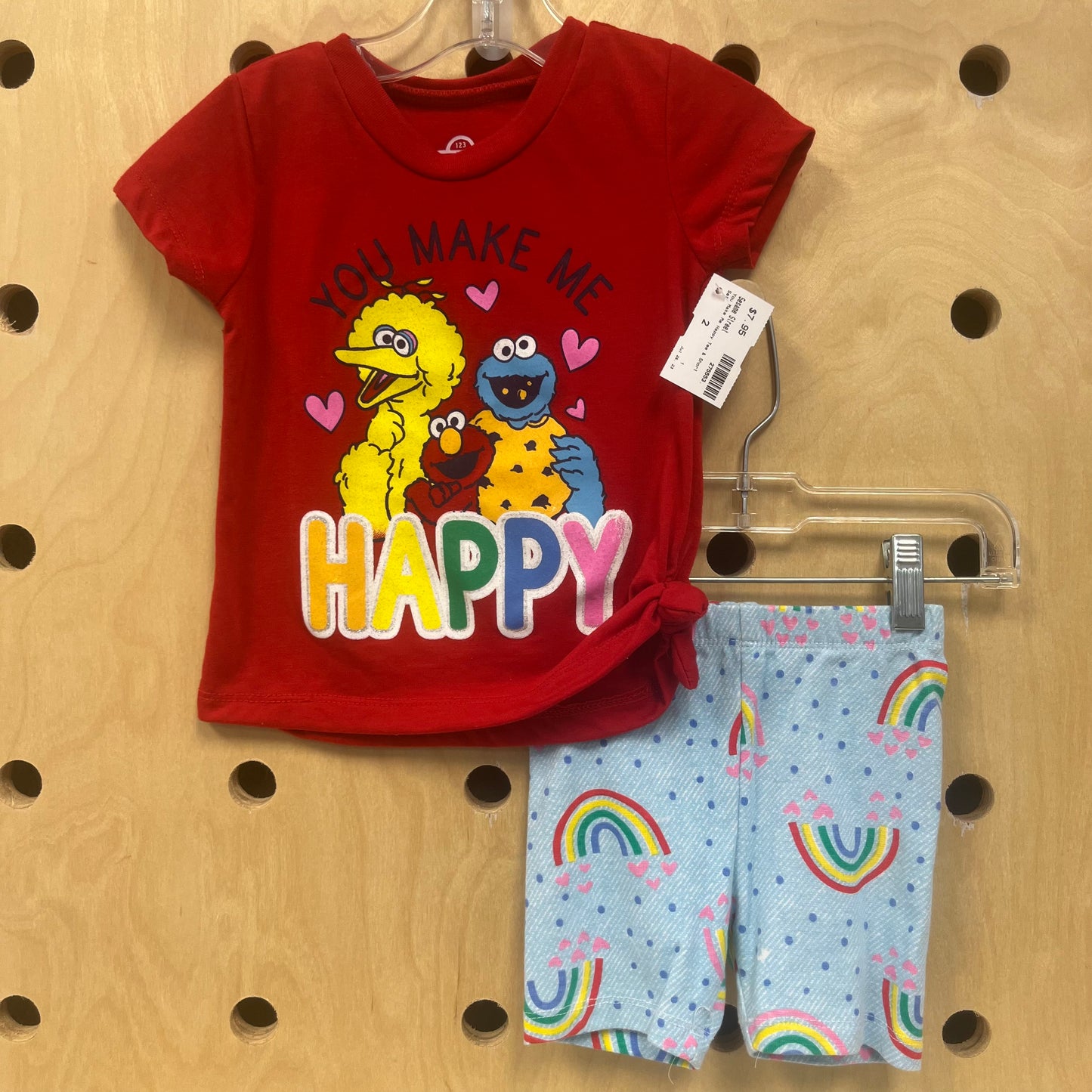 You Make Me Happy Tee & Short Set