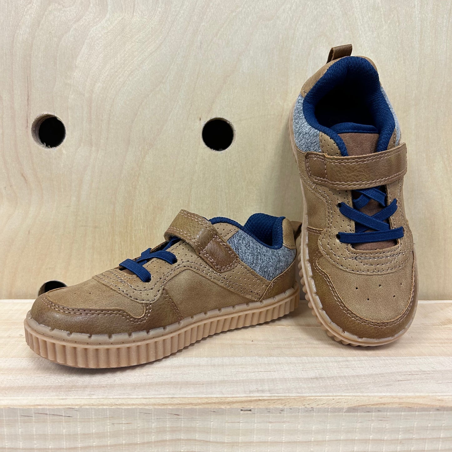Brown Velcro Shoes NEW!