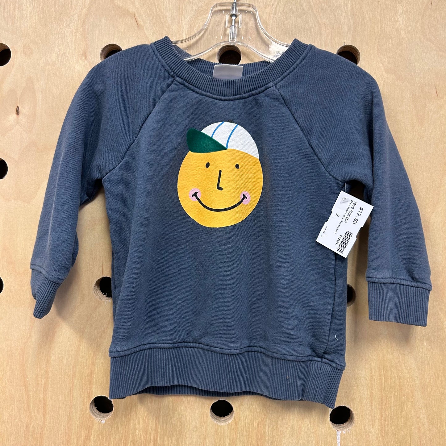 Grey Happy Guy Sweatshirt
