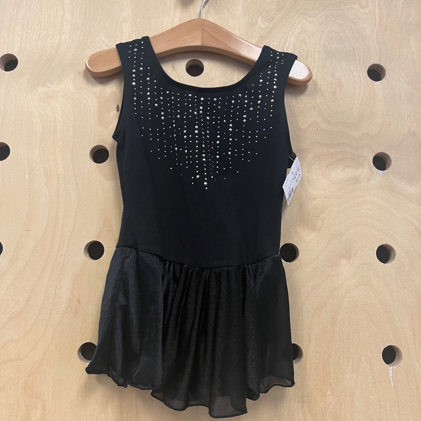 Black Studded Leotard w/ Skirt