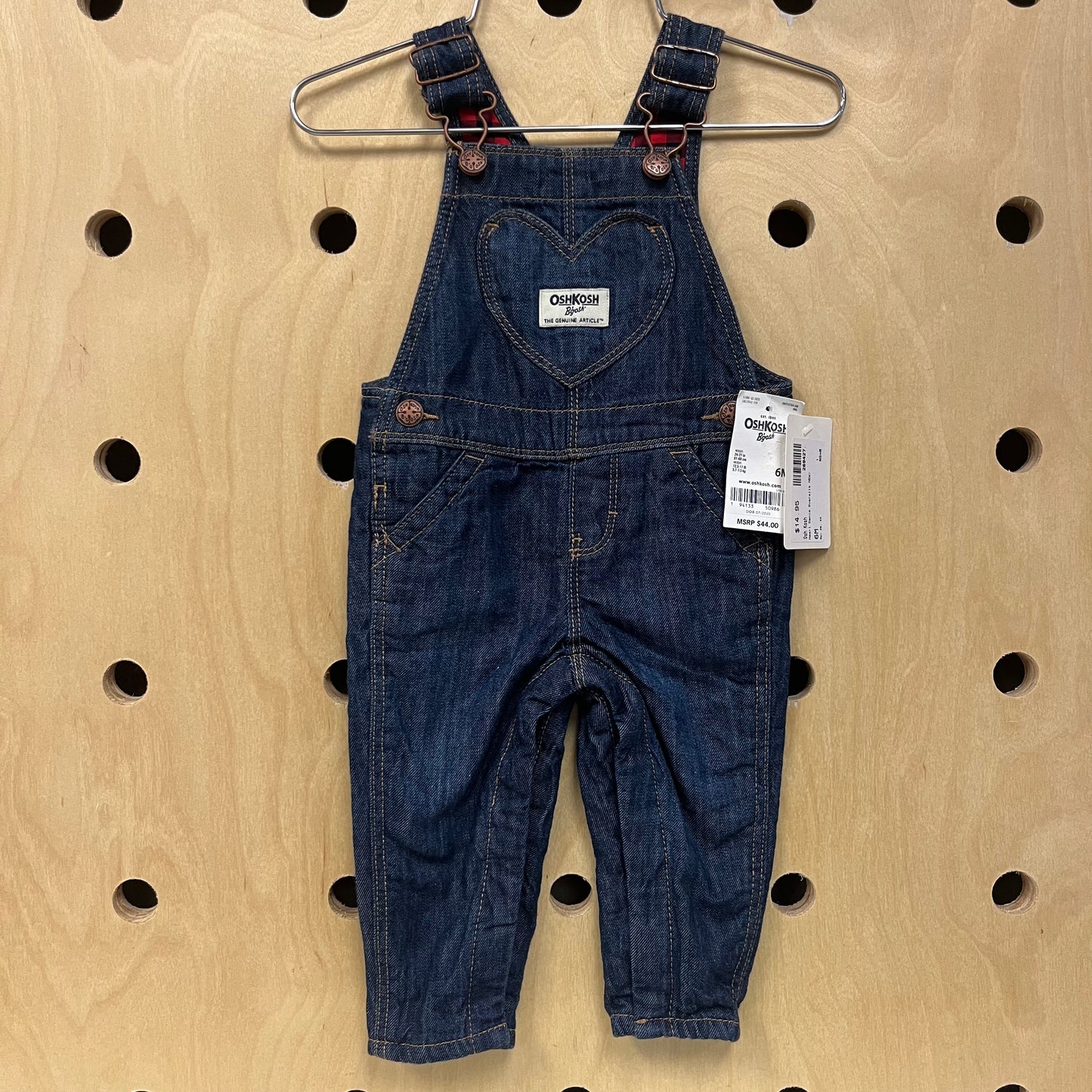 Heart Denim Overalls NEW!