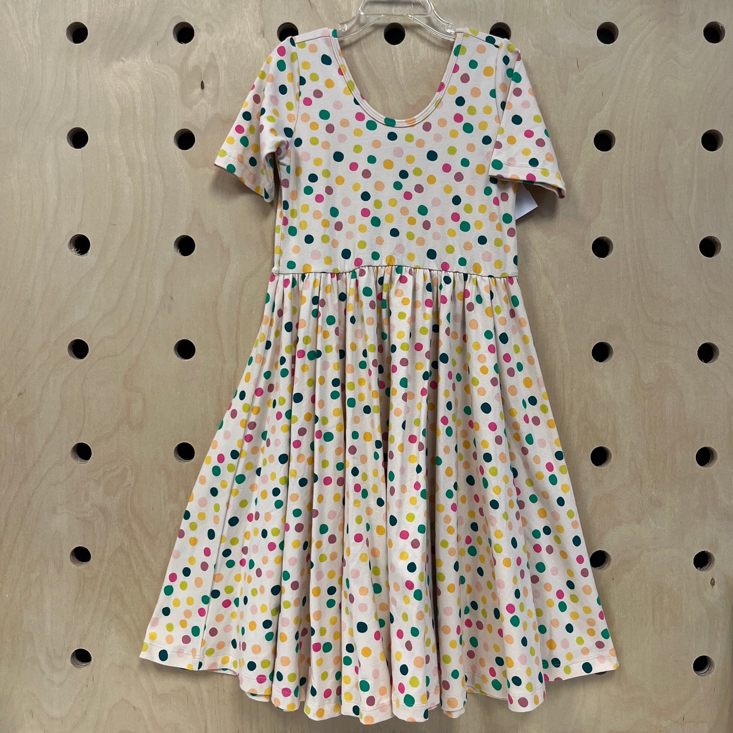 Peach Polka Dot Dress