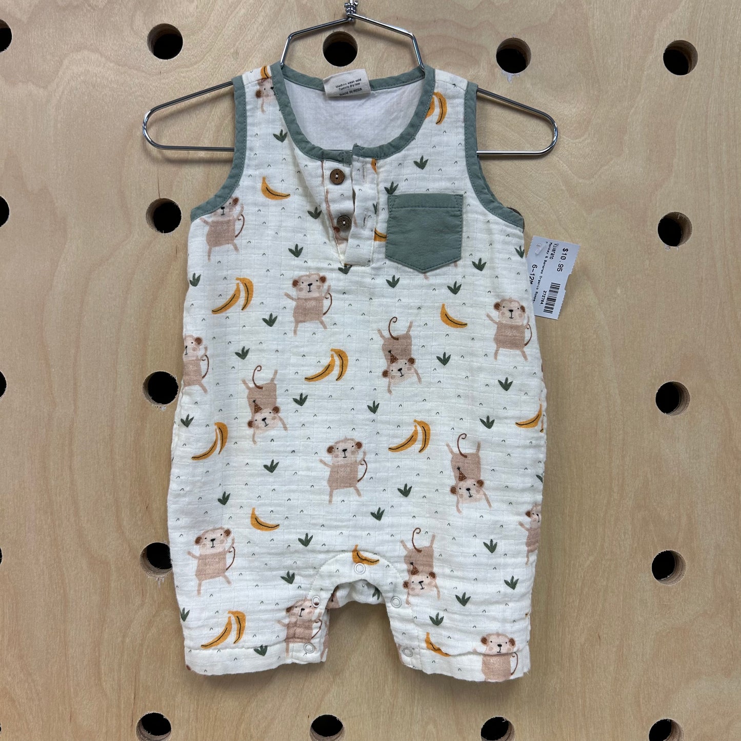 Monkey & Bananas Organic Romper
