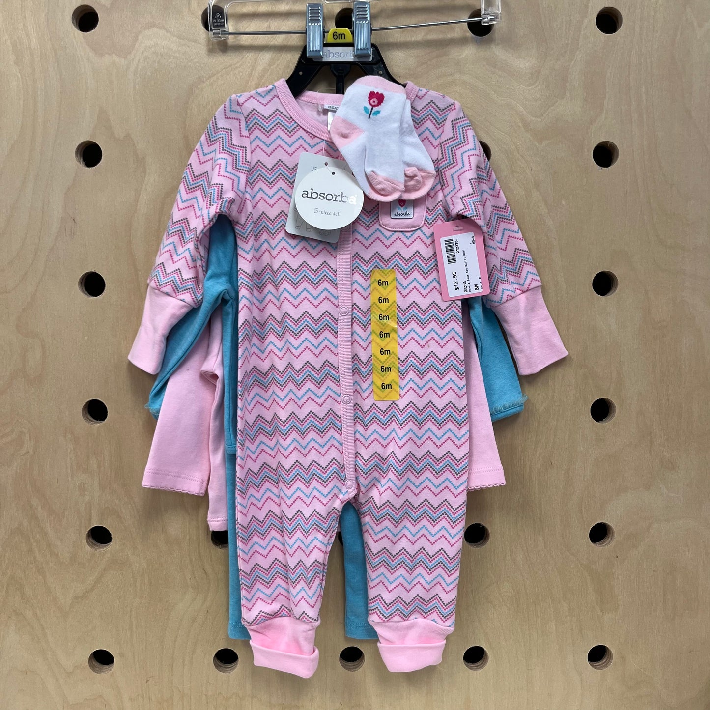Pink & Blue 5pc Outfit NEW!