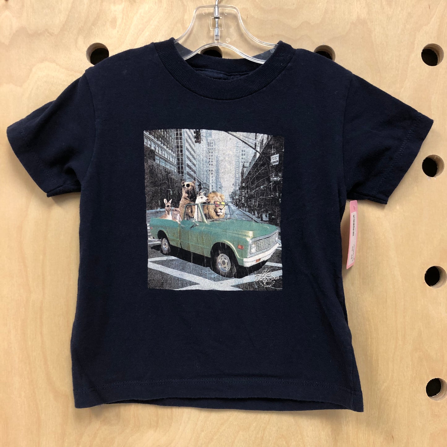 Blue Animals in Truck Tee