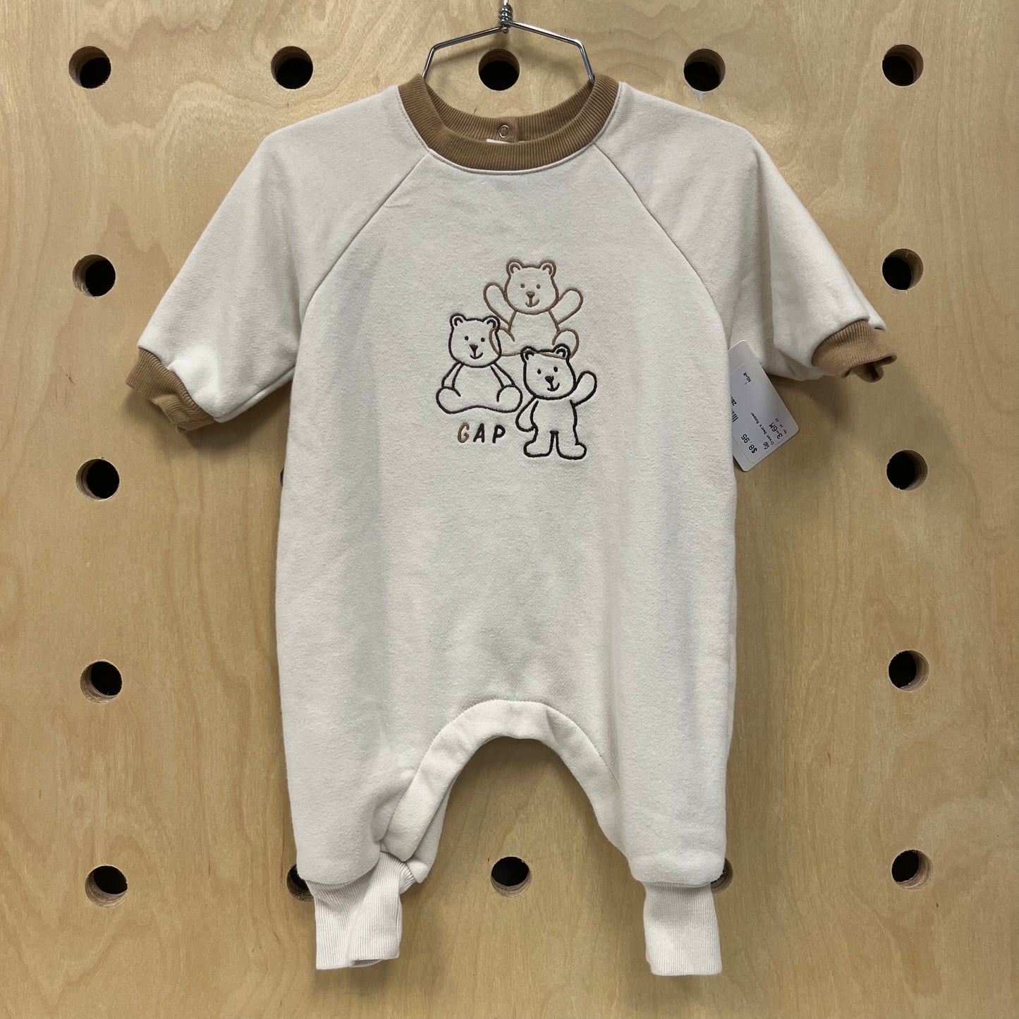 Cream Bears Romper