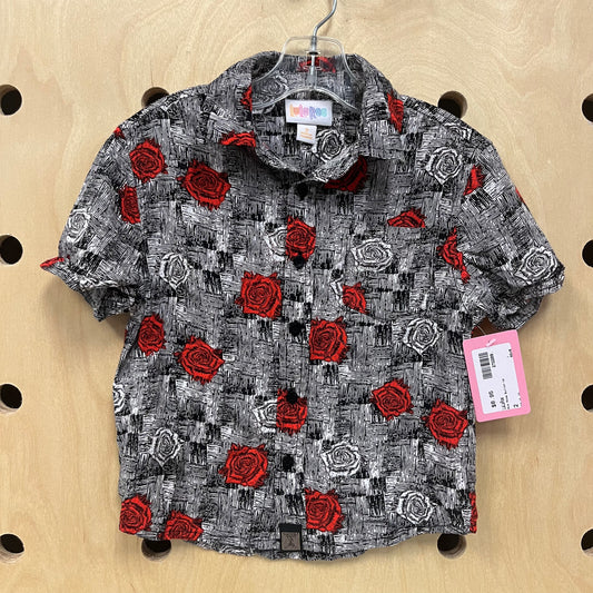 B+W Rose Button Up