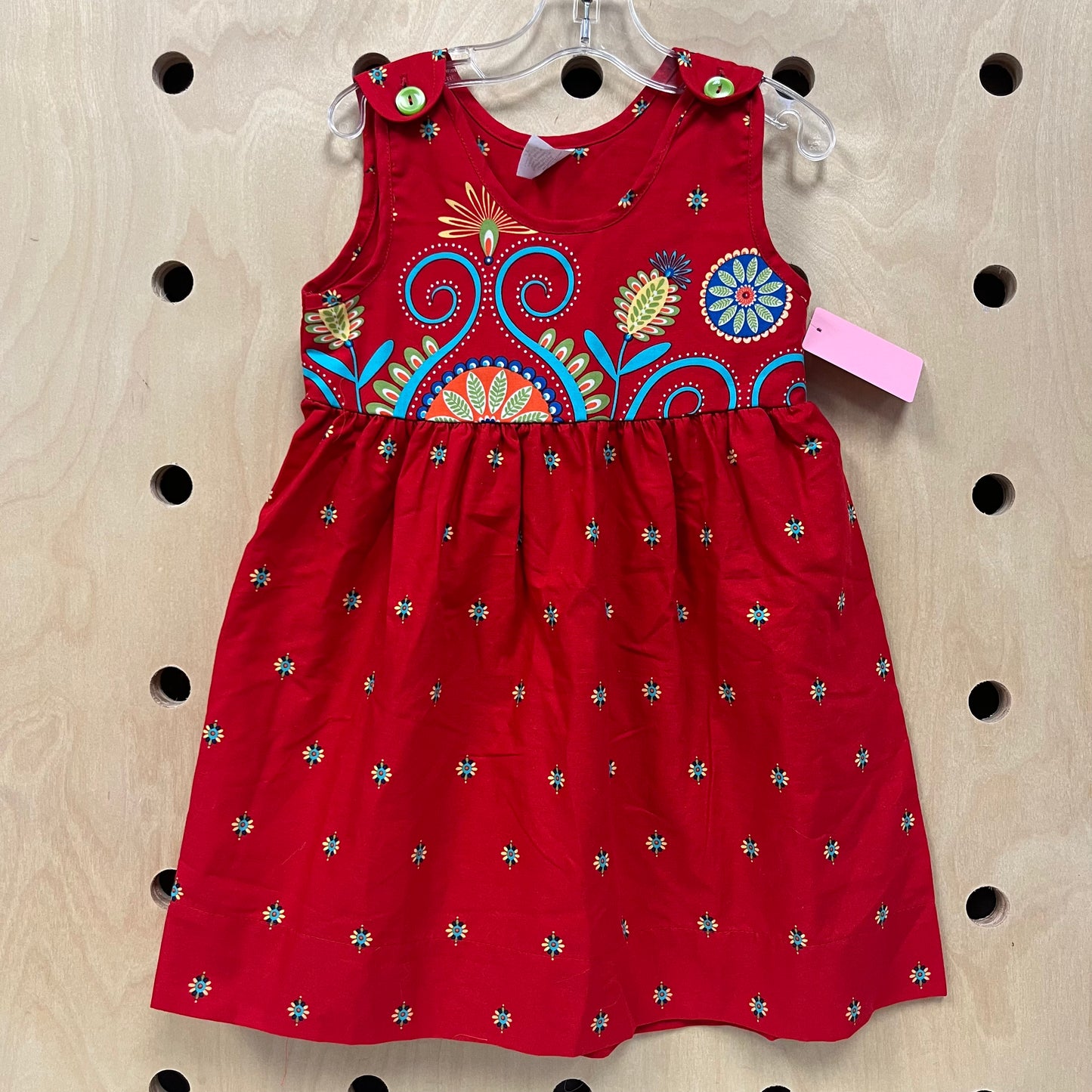 Red Floral Dress