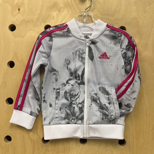 Black & White Zip Up