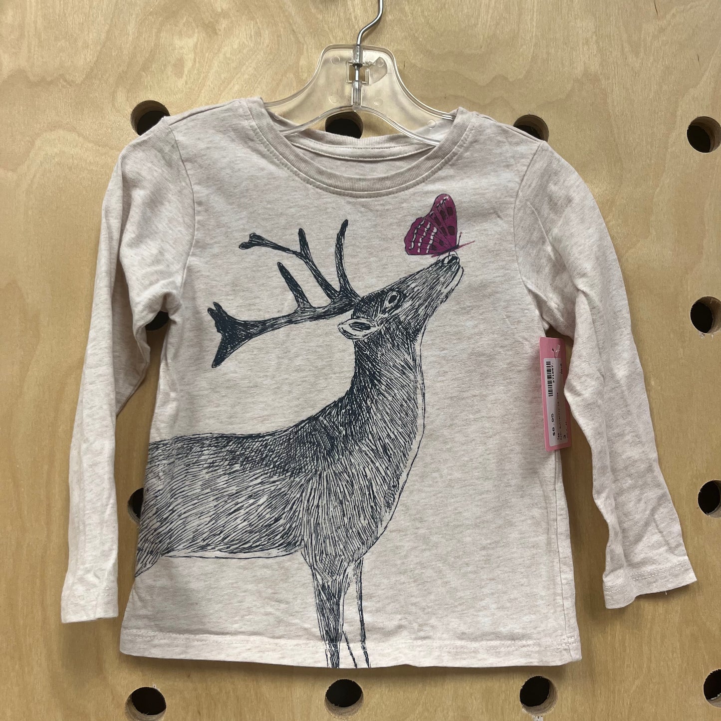 Deer Butterfly LS Tee