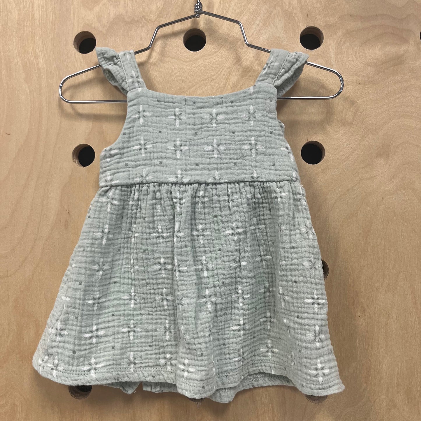 Green Floral 2Pc Set