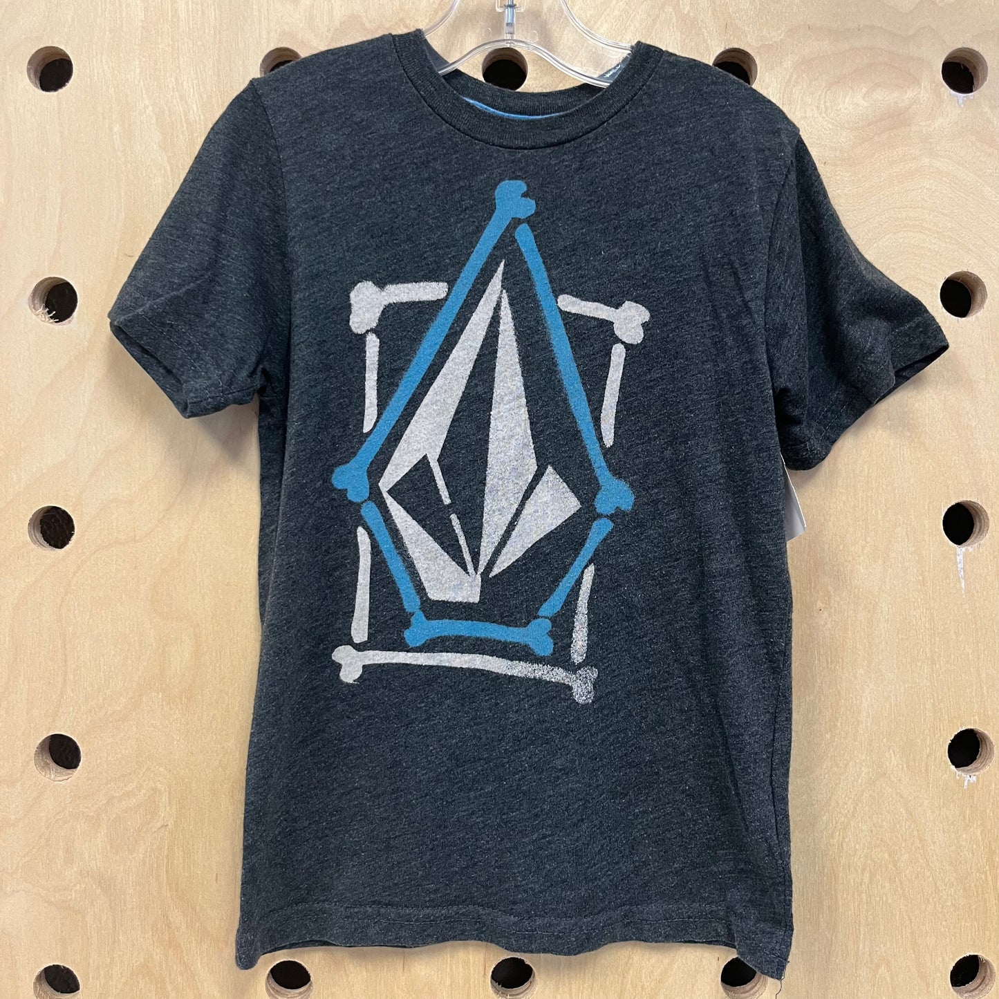 Grey Heather Volcom Logo Tee