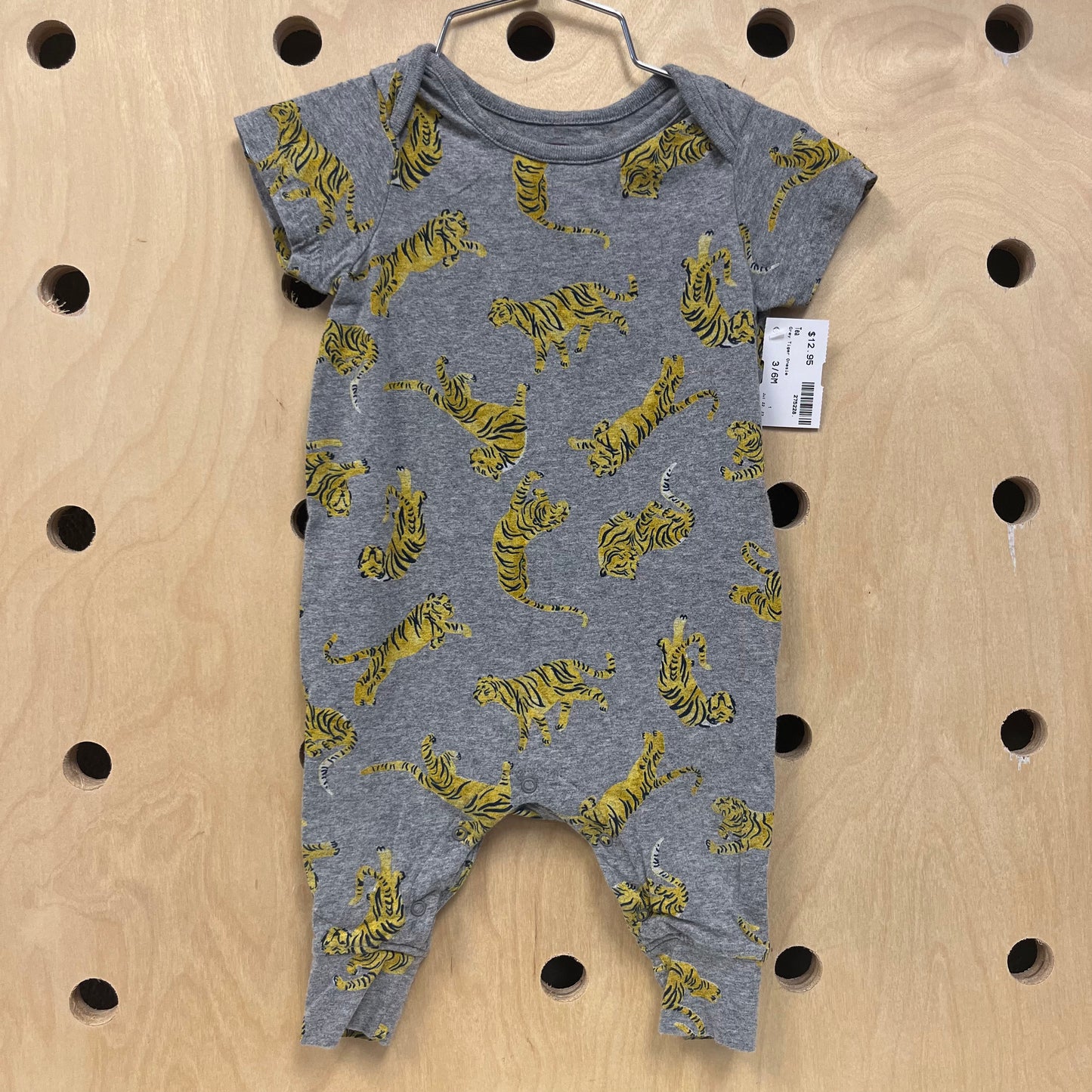 Grey Tiger Romper