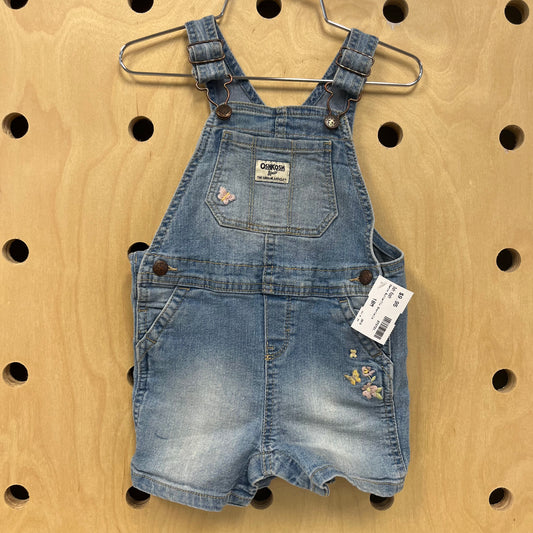 Denim Butterfly Shortalls