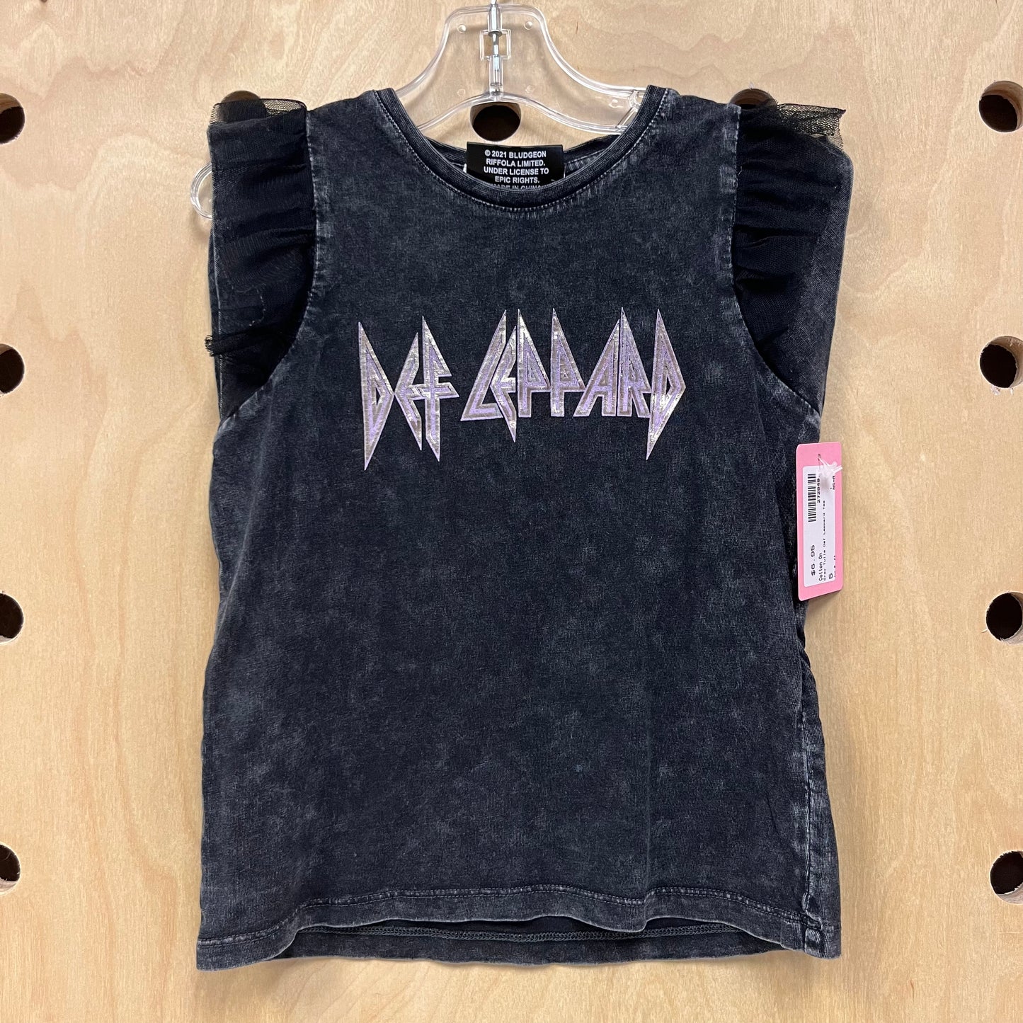Grey Tulle Def Leppard Tee