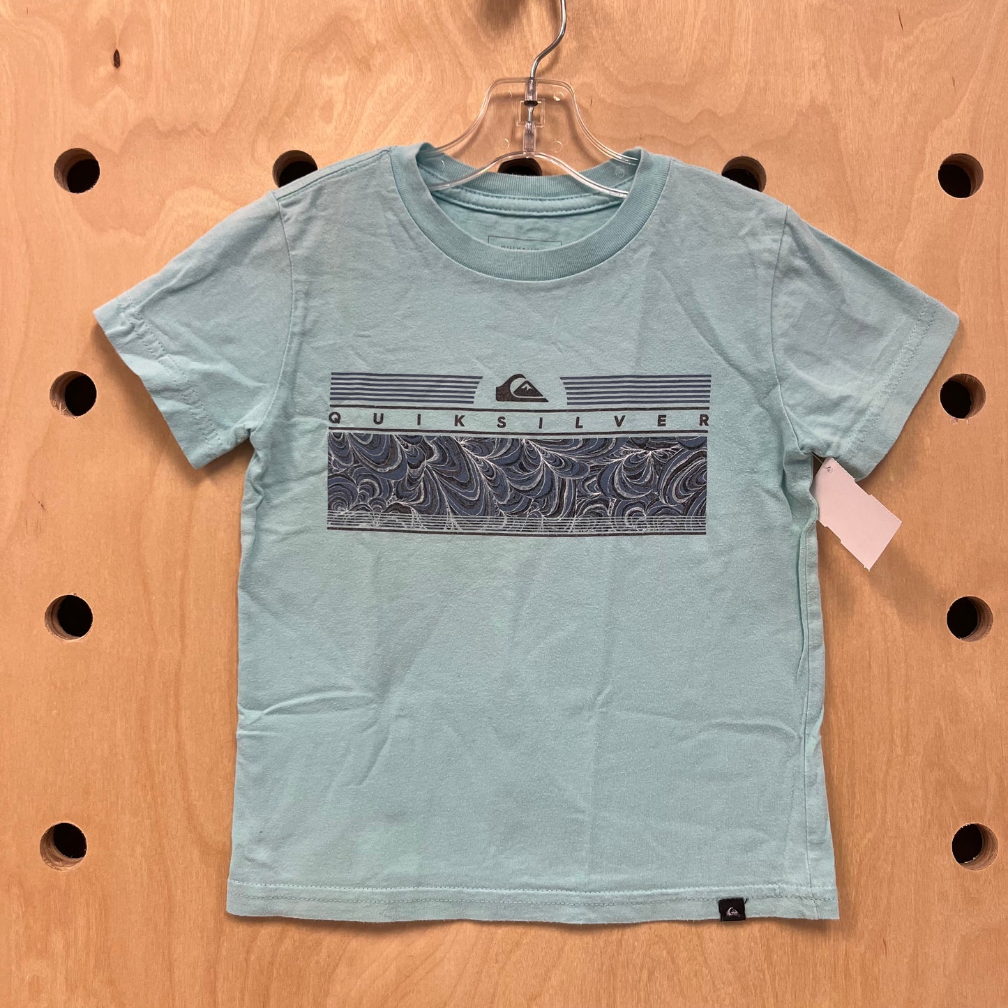 Light Blue Quiksilver Short Sleeve