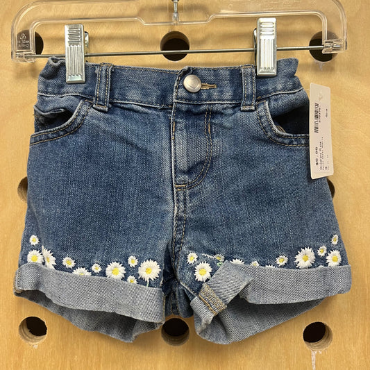 Denim Daisy Shorts