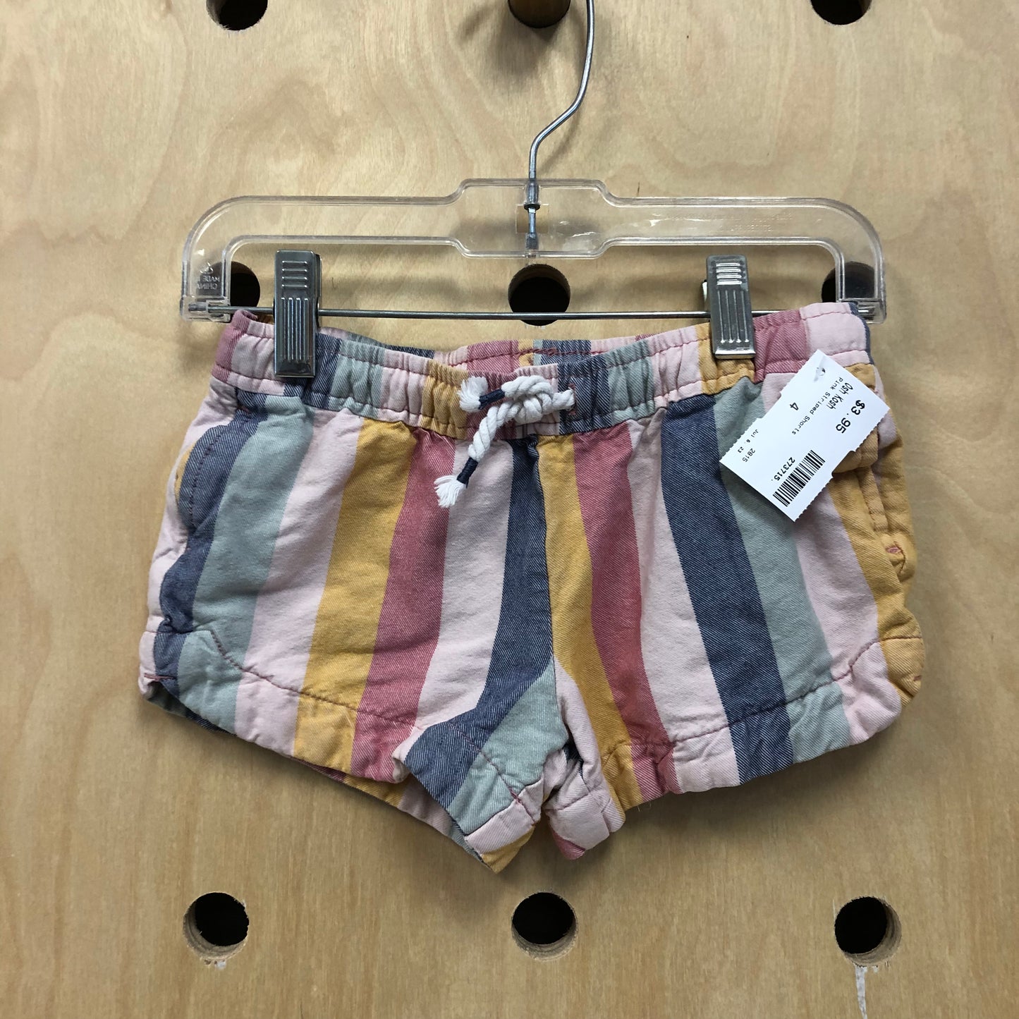 Pink Striped Shorts