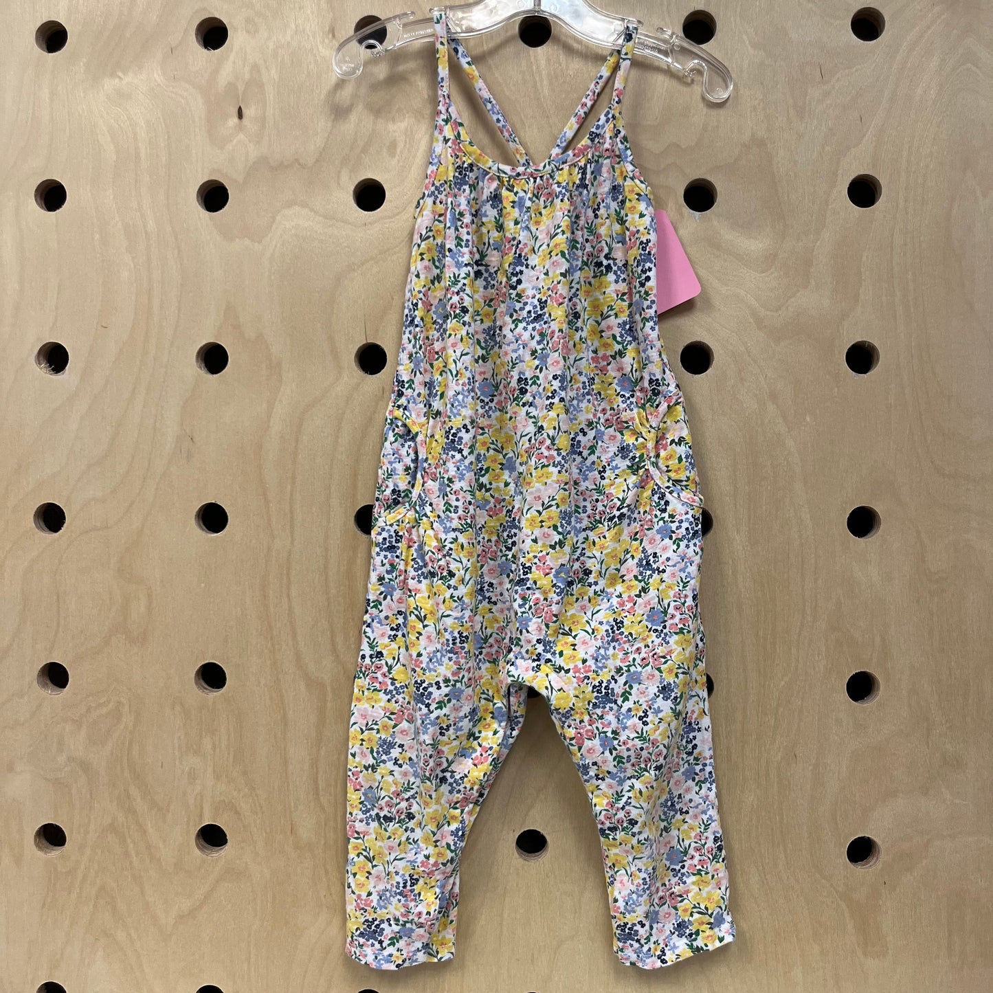 Yellow Floral Romper