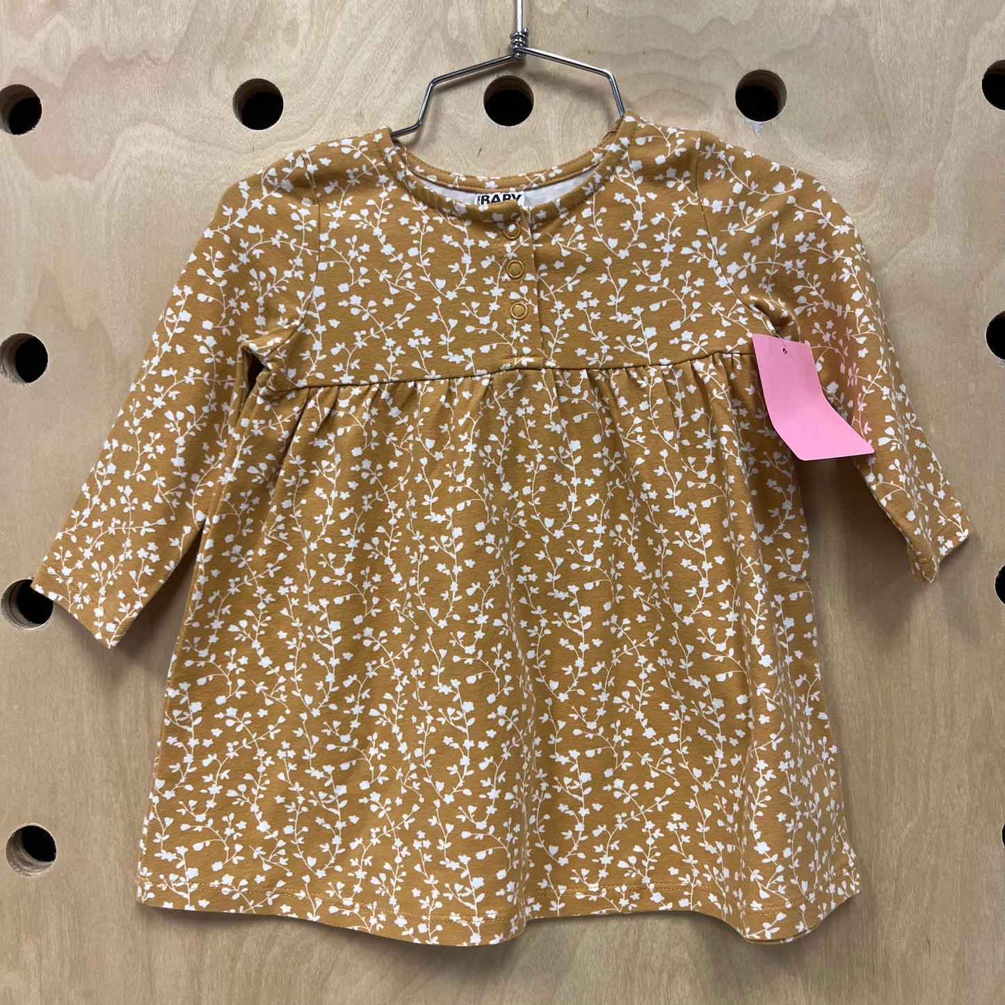 Mustard Floral Dress NEW!
