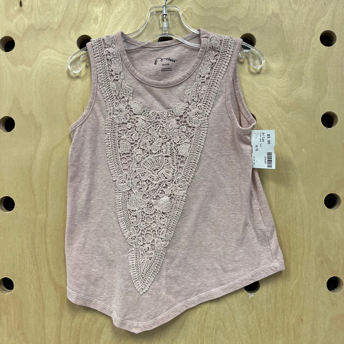 Pink Lace Tank