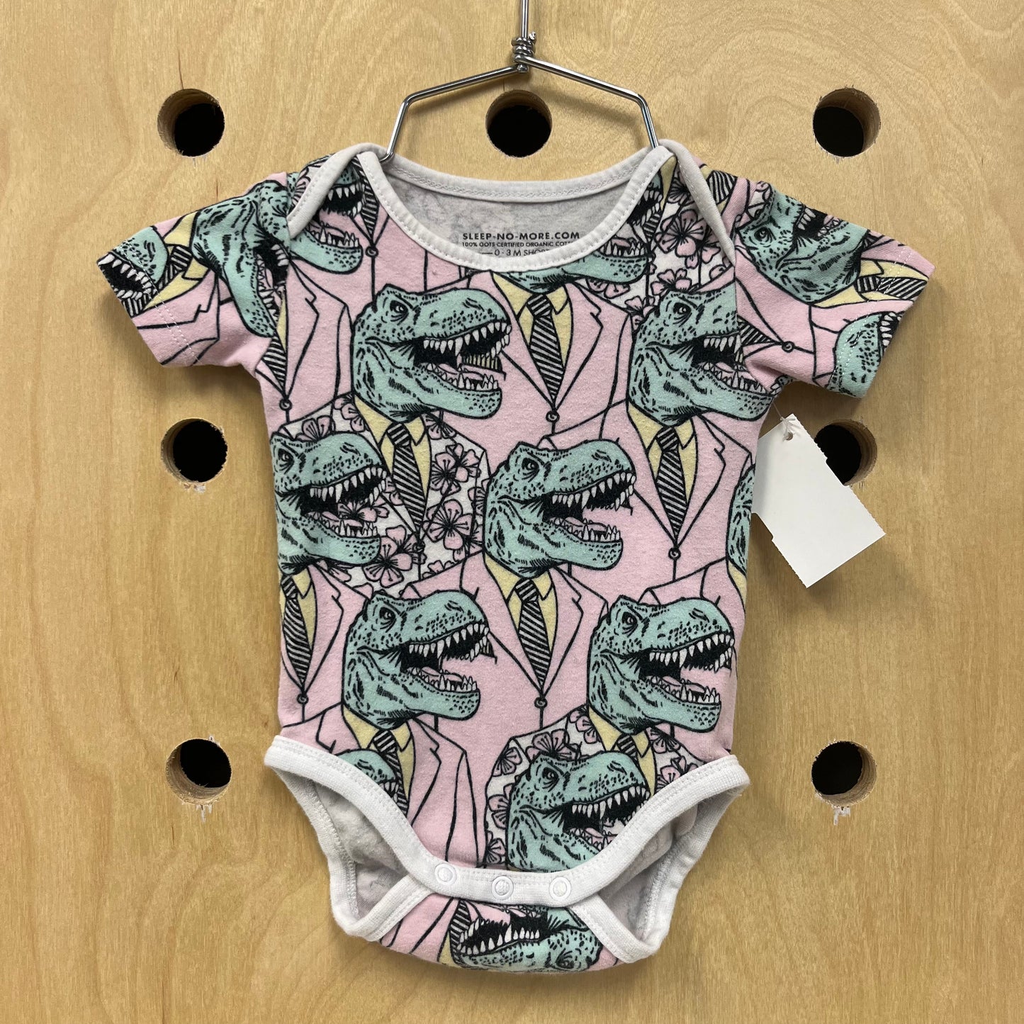 Pink Dino Bodysuit