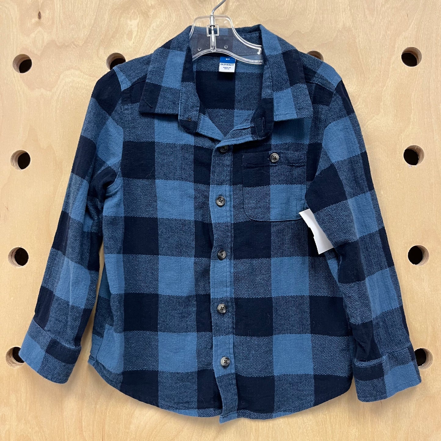 Blue Checkered Flannel