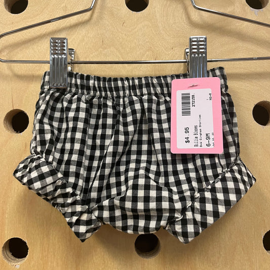 B+W Gingham Shorties