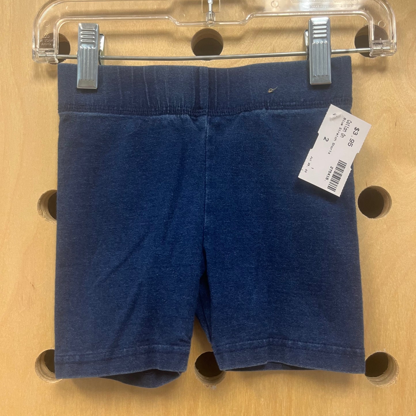 Blue Stretch Shorts