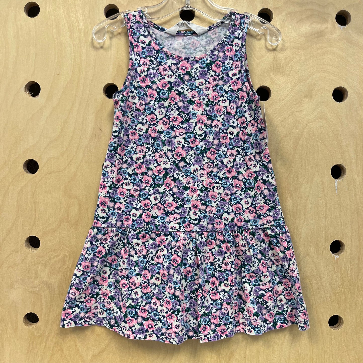 Floral Drop Waist Sun Dress