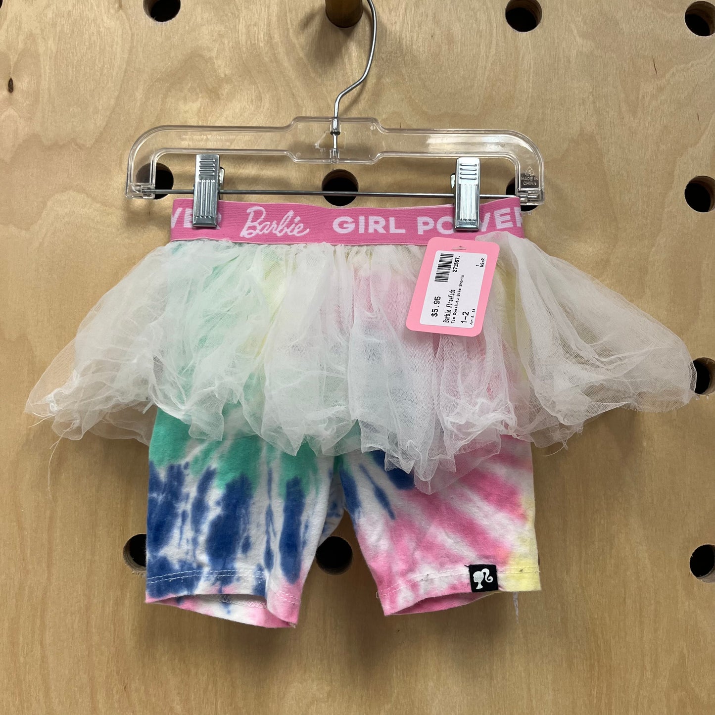 Tie Dye+Tutu Bike Shorts