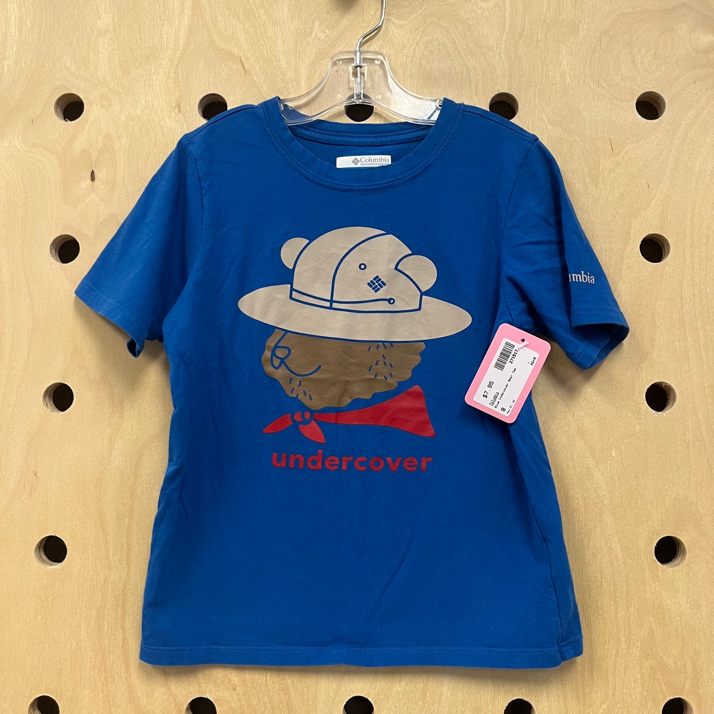 Blue Undercover Bear Tee