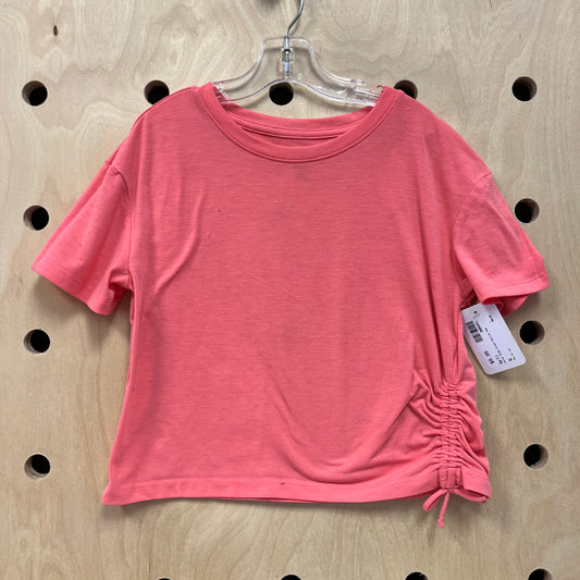 Coral Side Cinch Active Tee