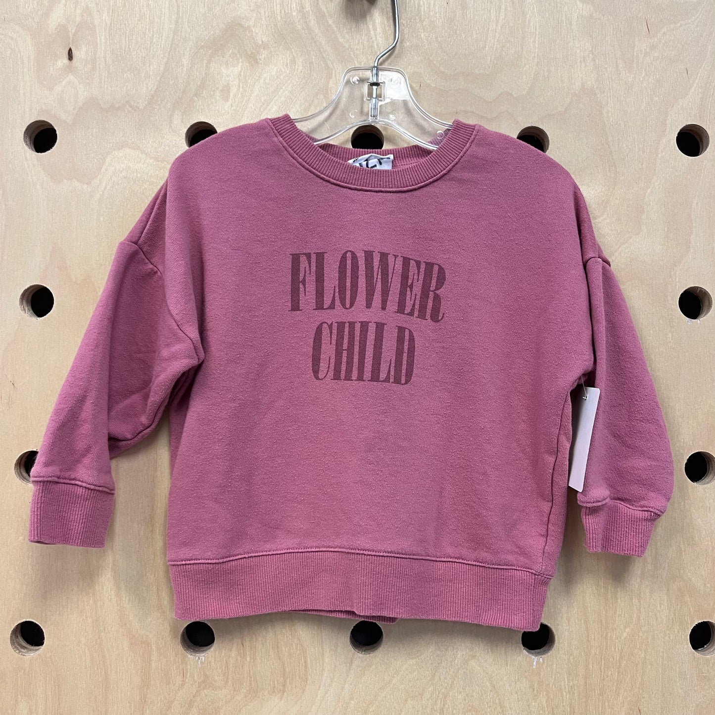 Pink Flower Child Sweatshirt
