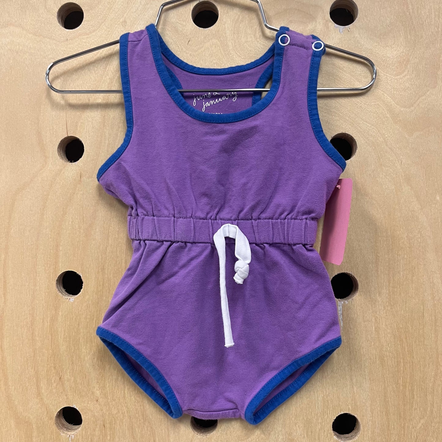 Purple & Blue Romper