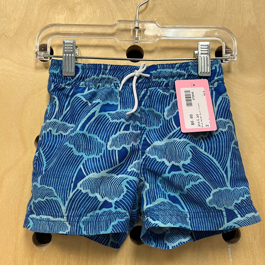 Blue Waves Swim Trunks