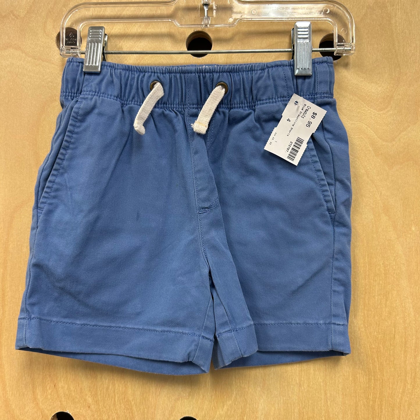Blue Drawstring Shorts