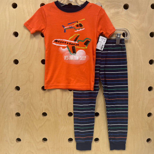 Destination Sleep Orange Pajama Set