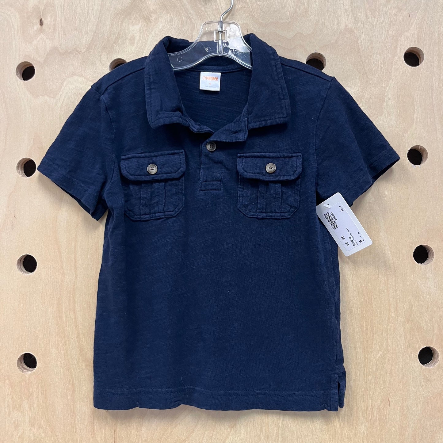 Navy Pocket Polo