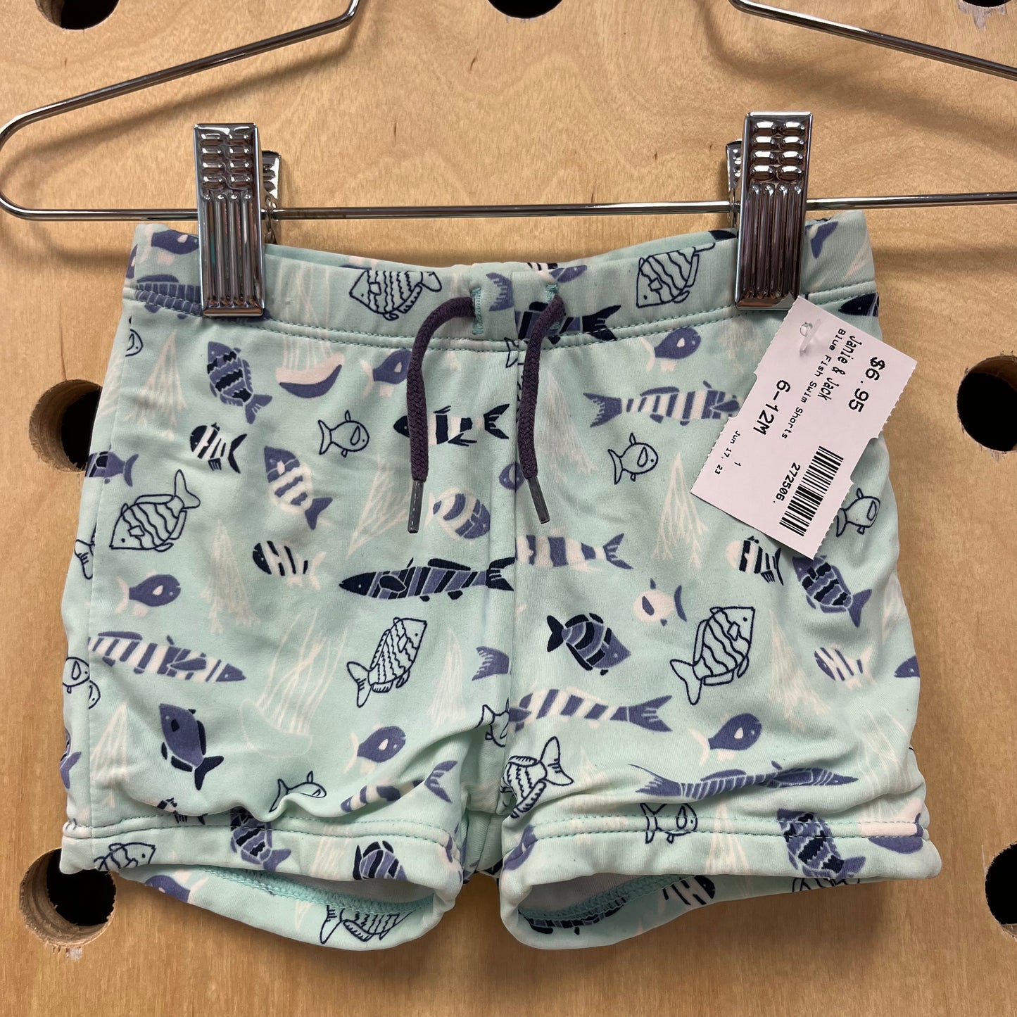 Blue Fish Swim Shorts
