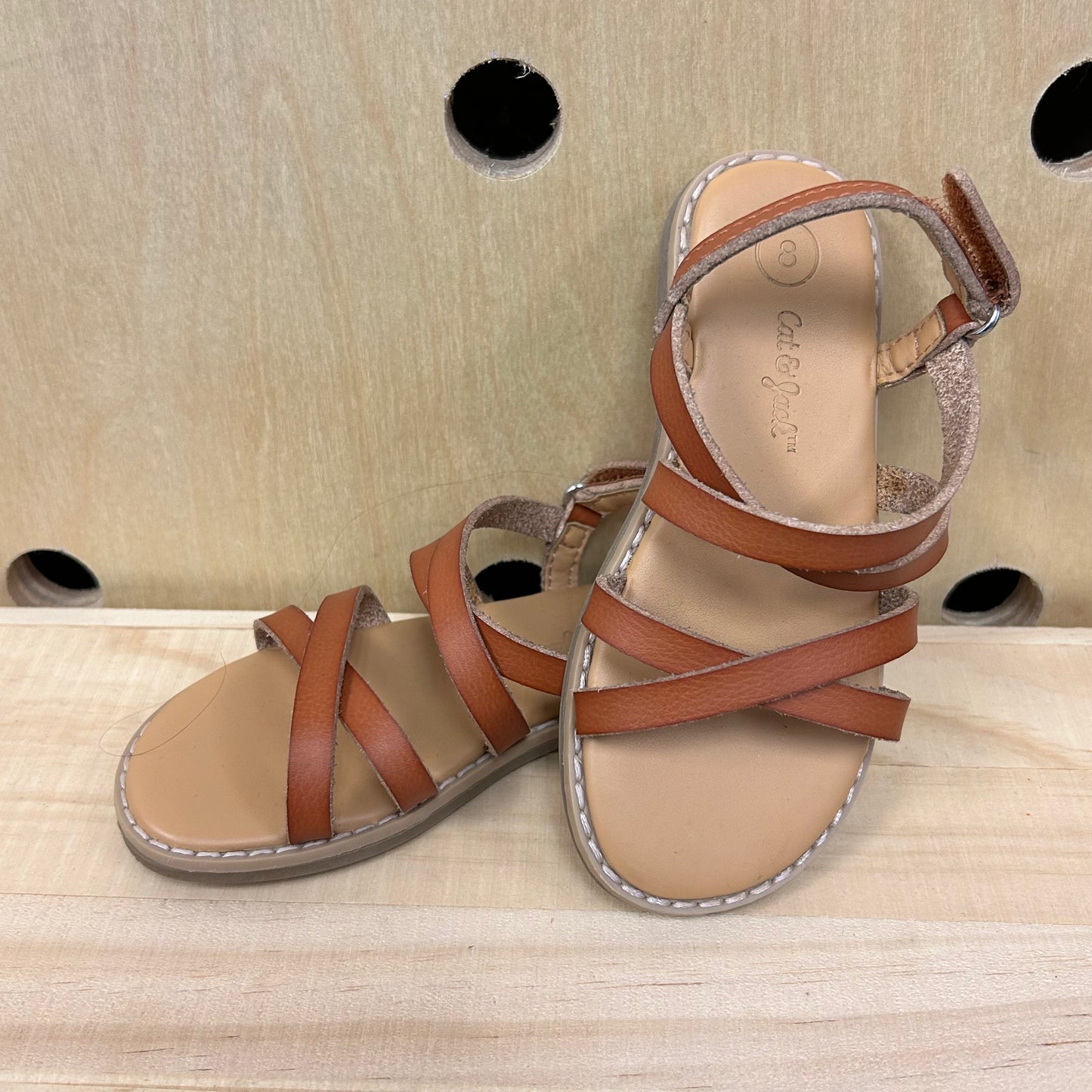 Brown Strappy Sandals