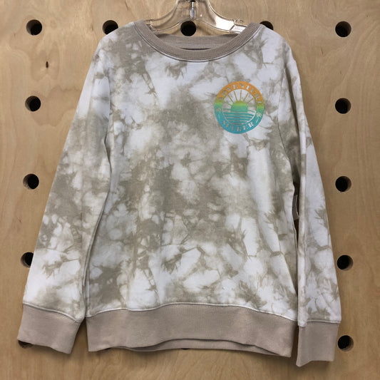 Beige Tie Dye Adventure Sekker Sweatshirt NEW!
