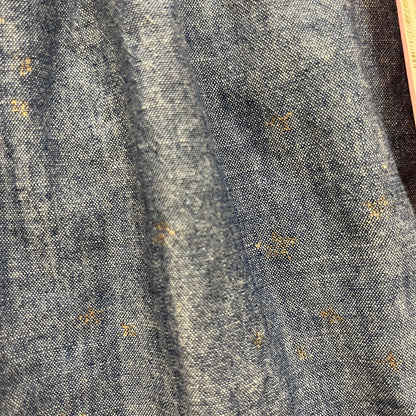 Chambray+Gold Stars Dress
