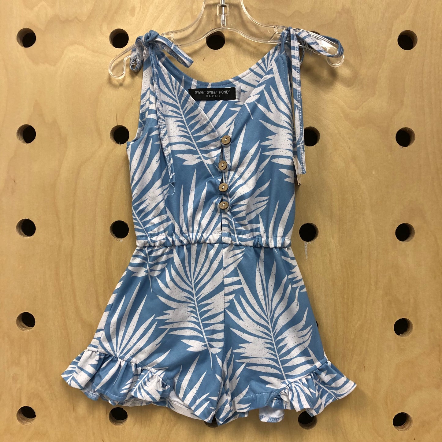 Blue Leaf Romper