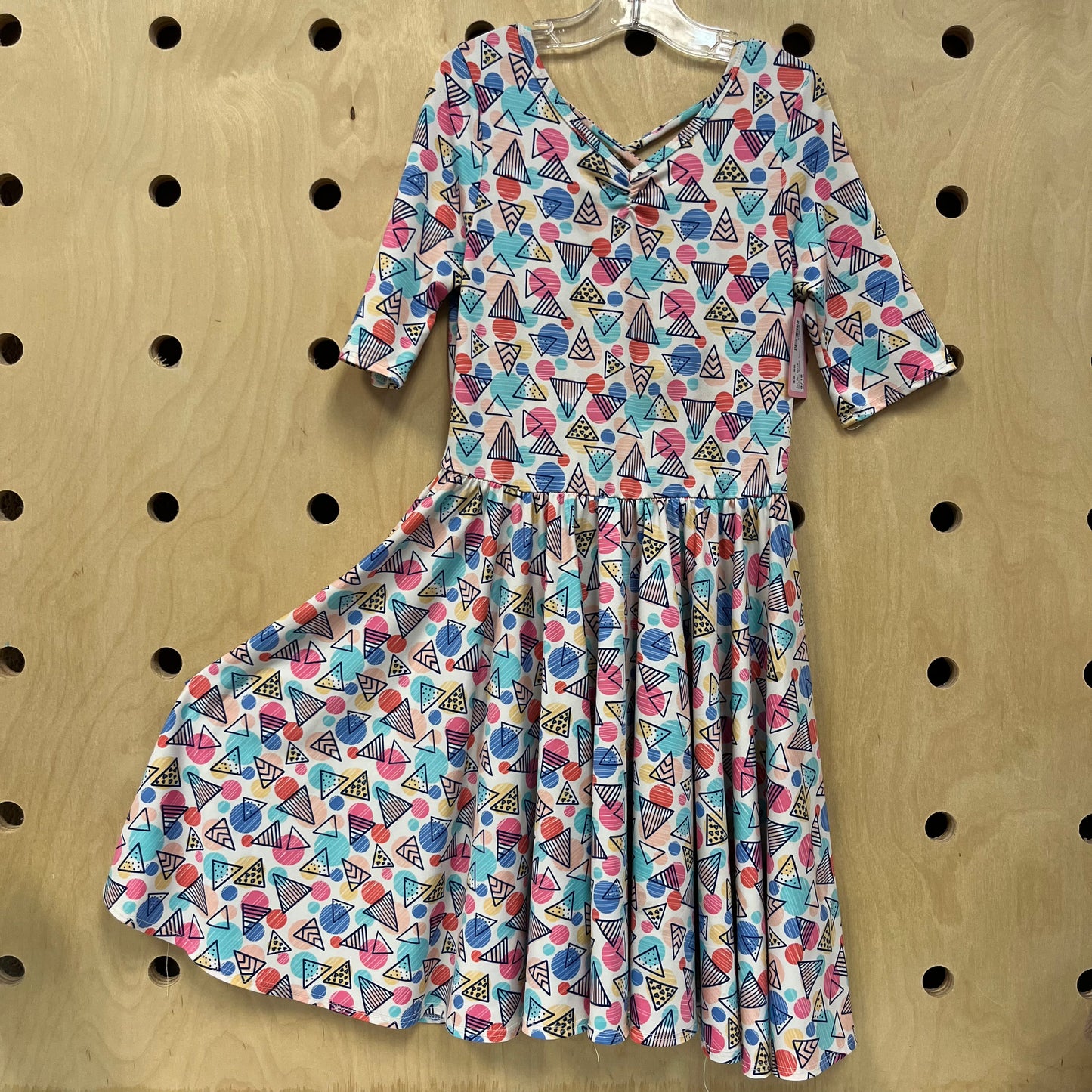 Colorful Shapes Twirl Dress