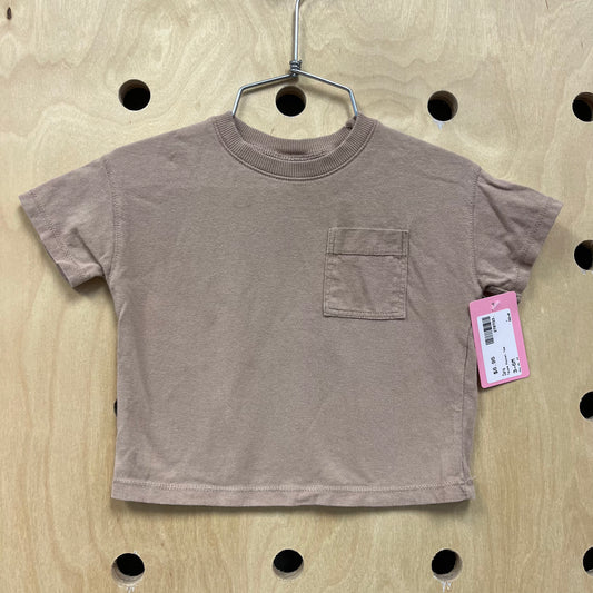 Taupe Pocket Tee