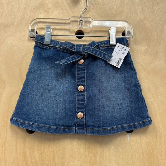 Denim Copper Button Skirt
