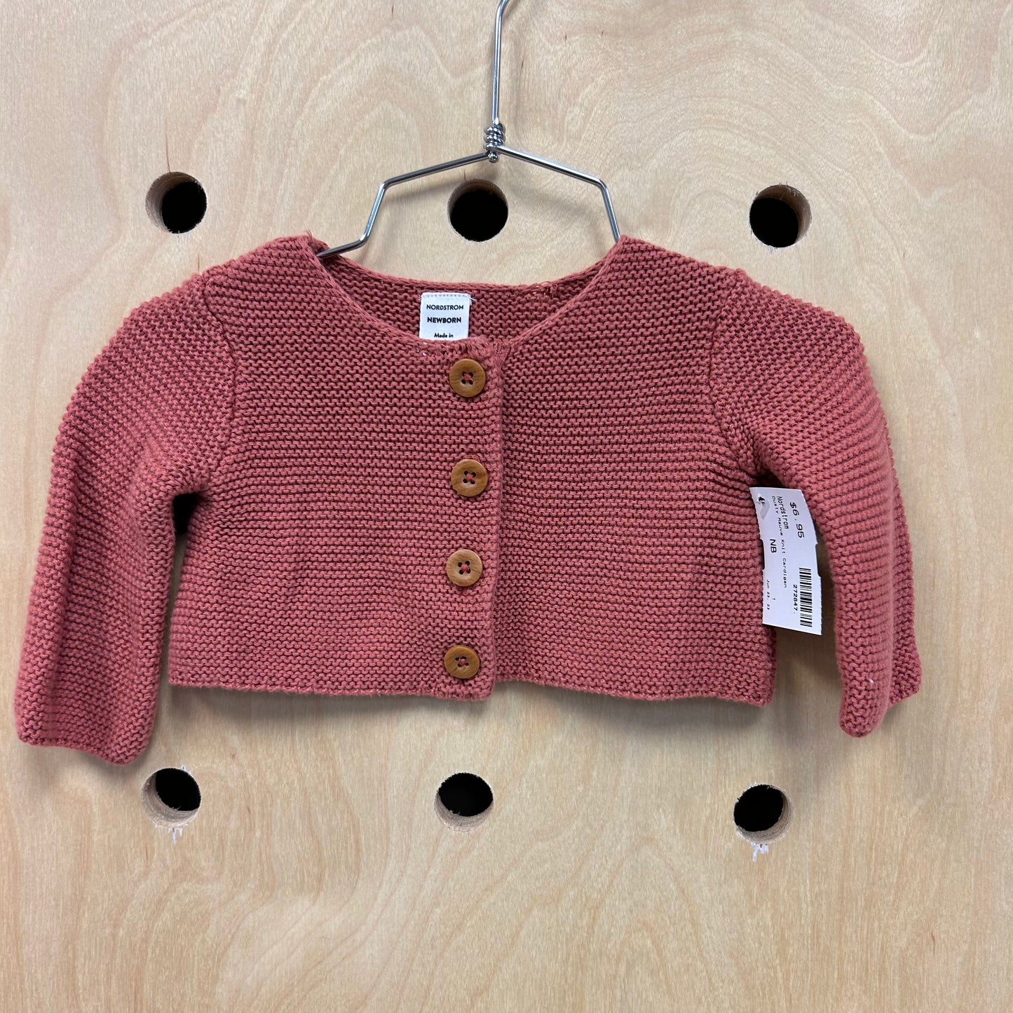 Dusty Mauve Knit Cardigan