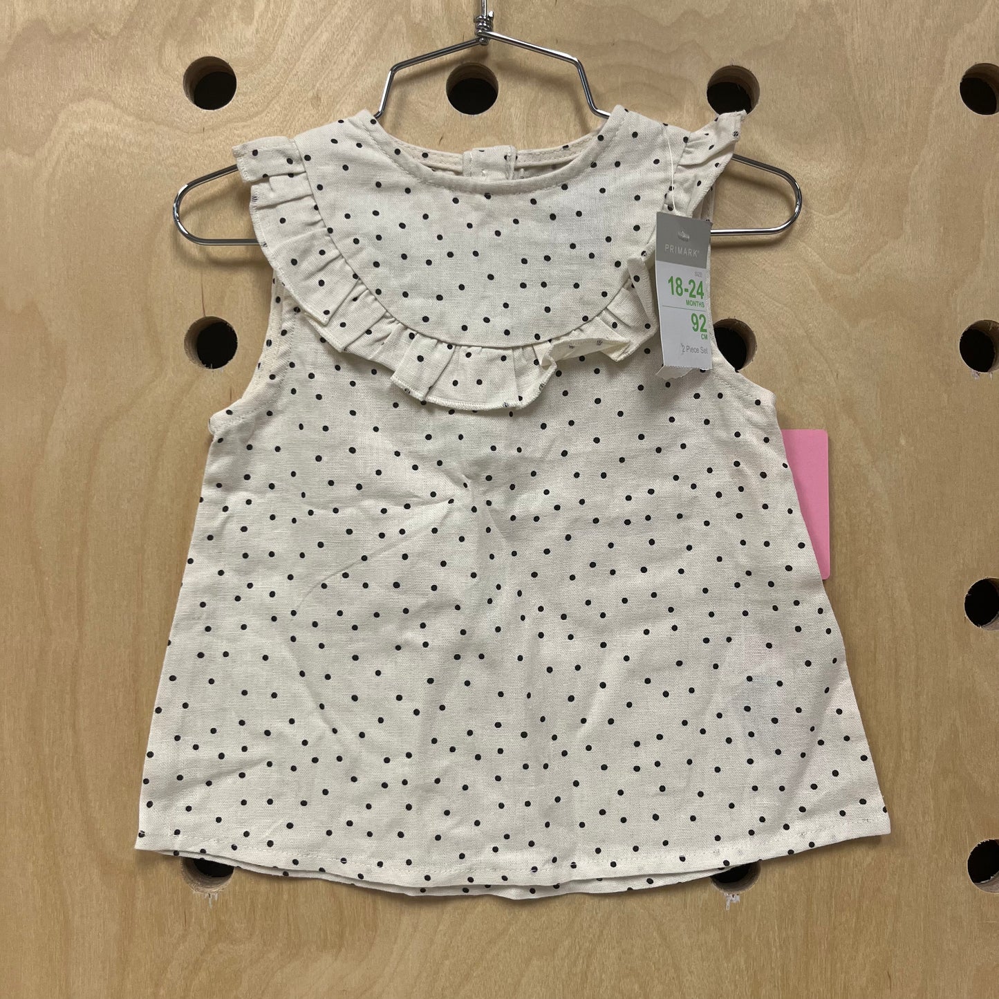 Cream Polka Dot Top NEW!
